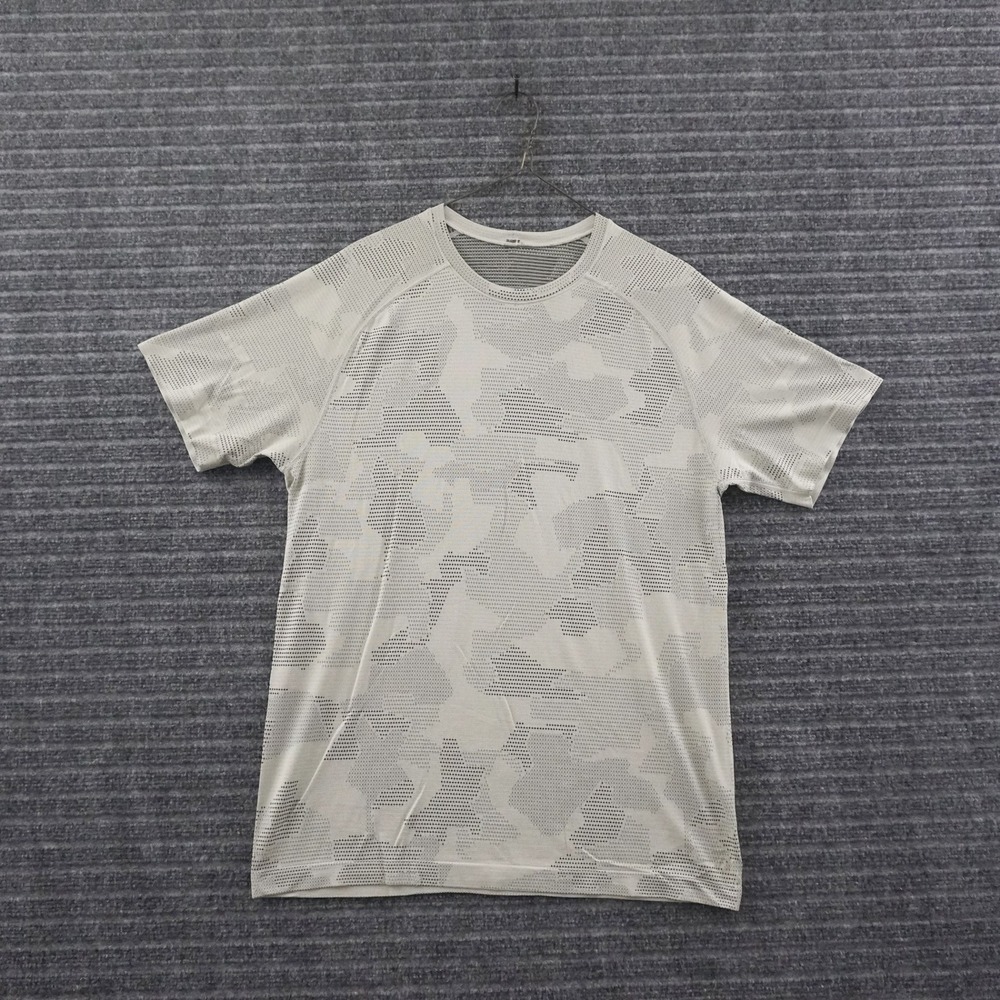 Lululemon Metal Vent Tech T-Shirt Mens XL Gray Camo Short Sleeve Athletic